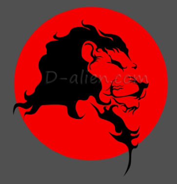 Lion - Red