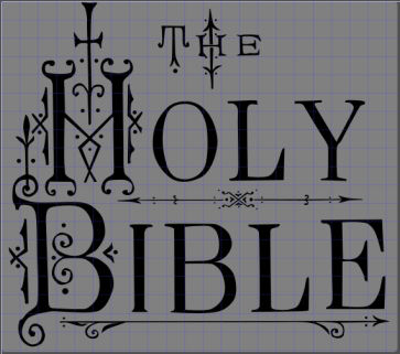 Bible cover art