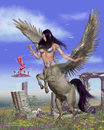 Jen as a Pegasus Centaur